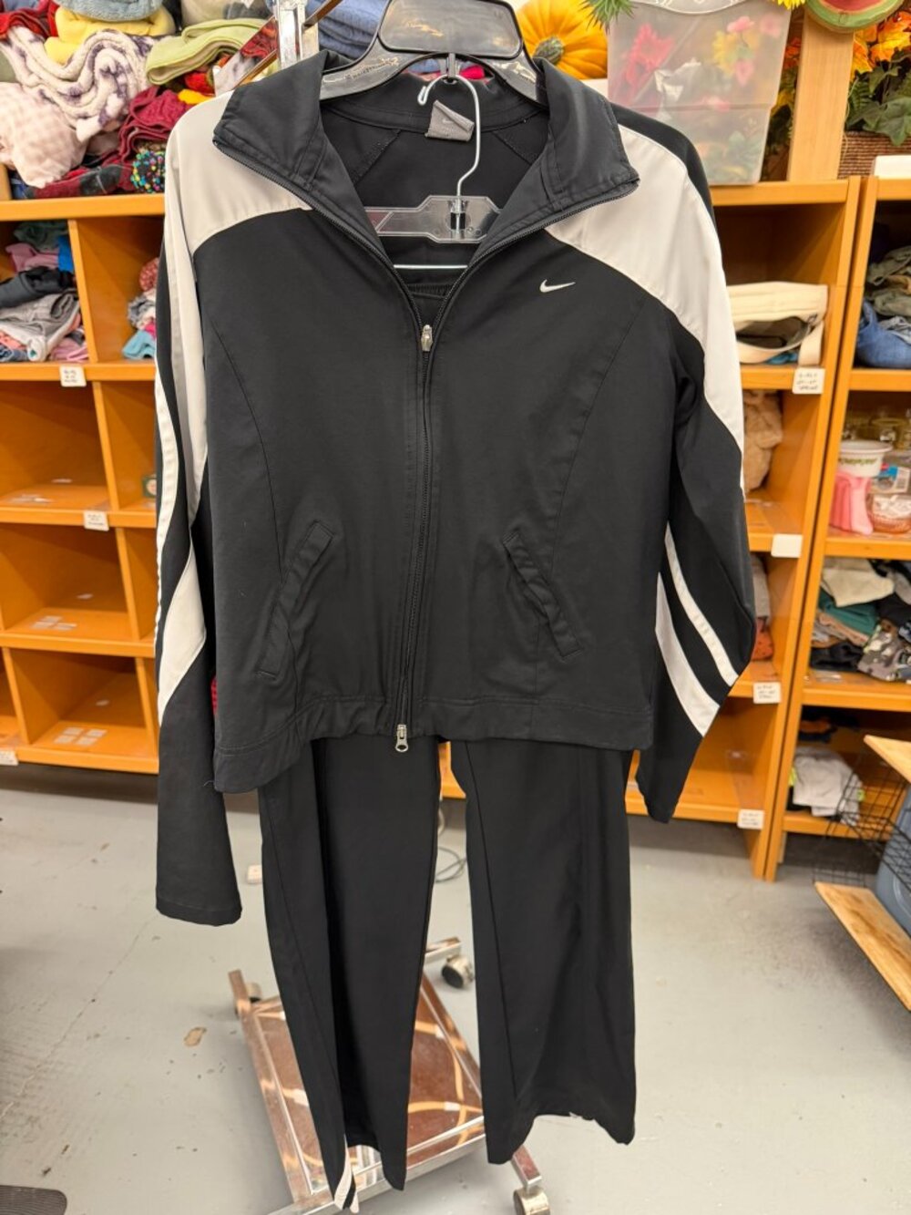 Nike Black and White Women's Tracksuit